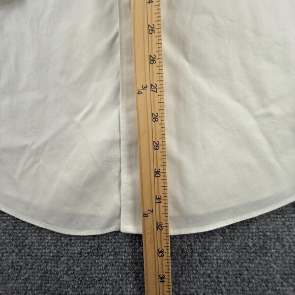 Brooks Brothers Non Iron Button Up Shirt Long Sleeve Men Classic White 16.5 34 * - Picture 4 of 16